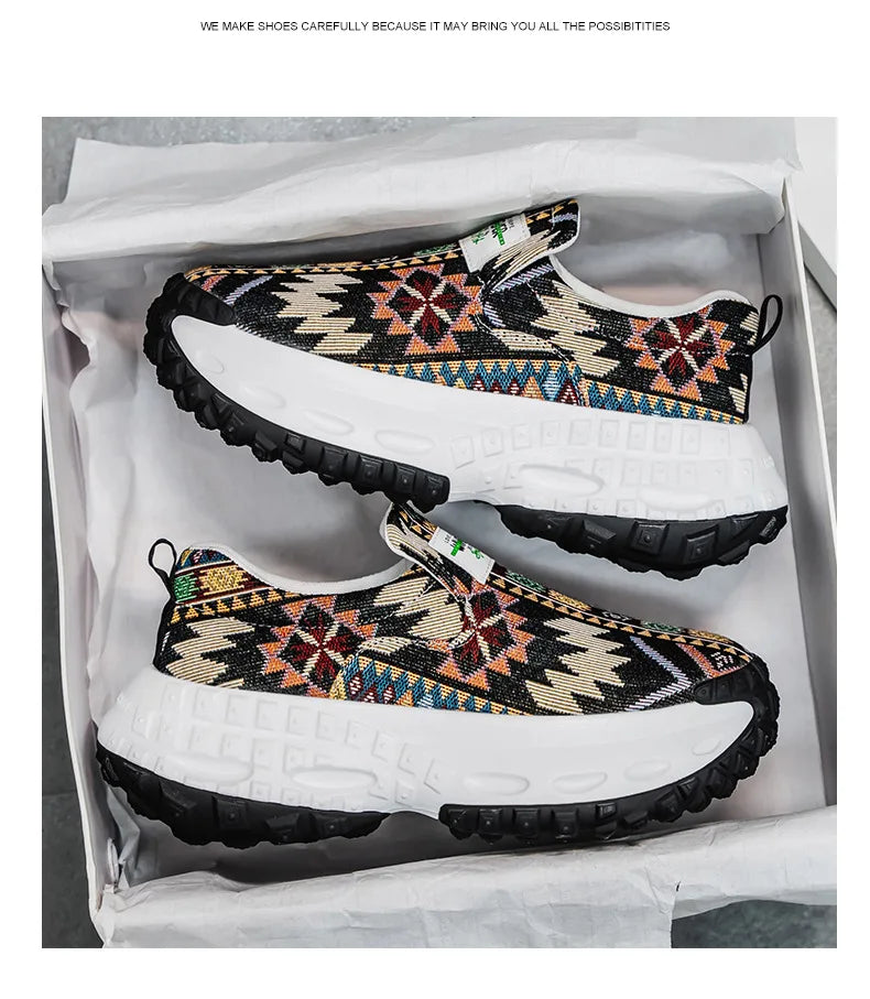 2025 Men's Platform Wedge Sneakers