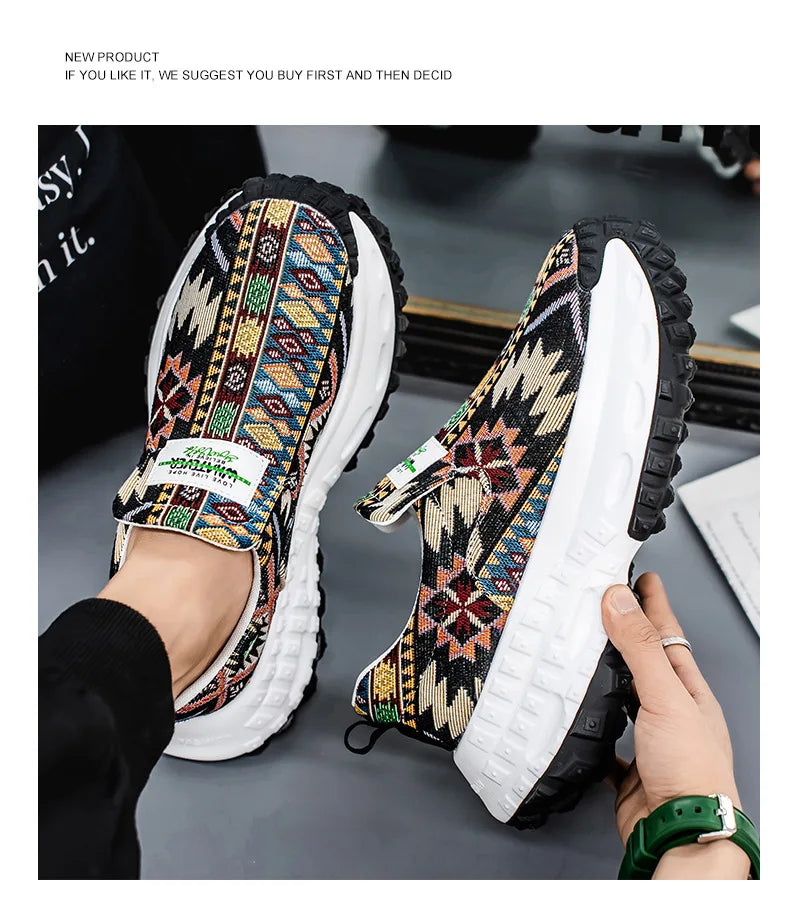 2025 Men's Platform Wedge Sneakers