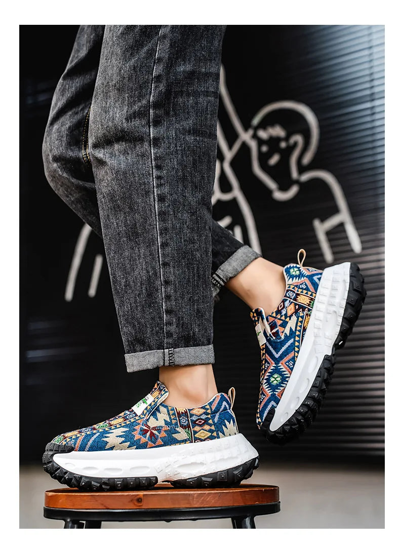 2025 Men's Platform Wedge Sneakers