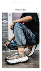 2025 Men's Platform Wedge Sneakers