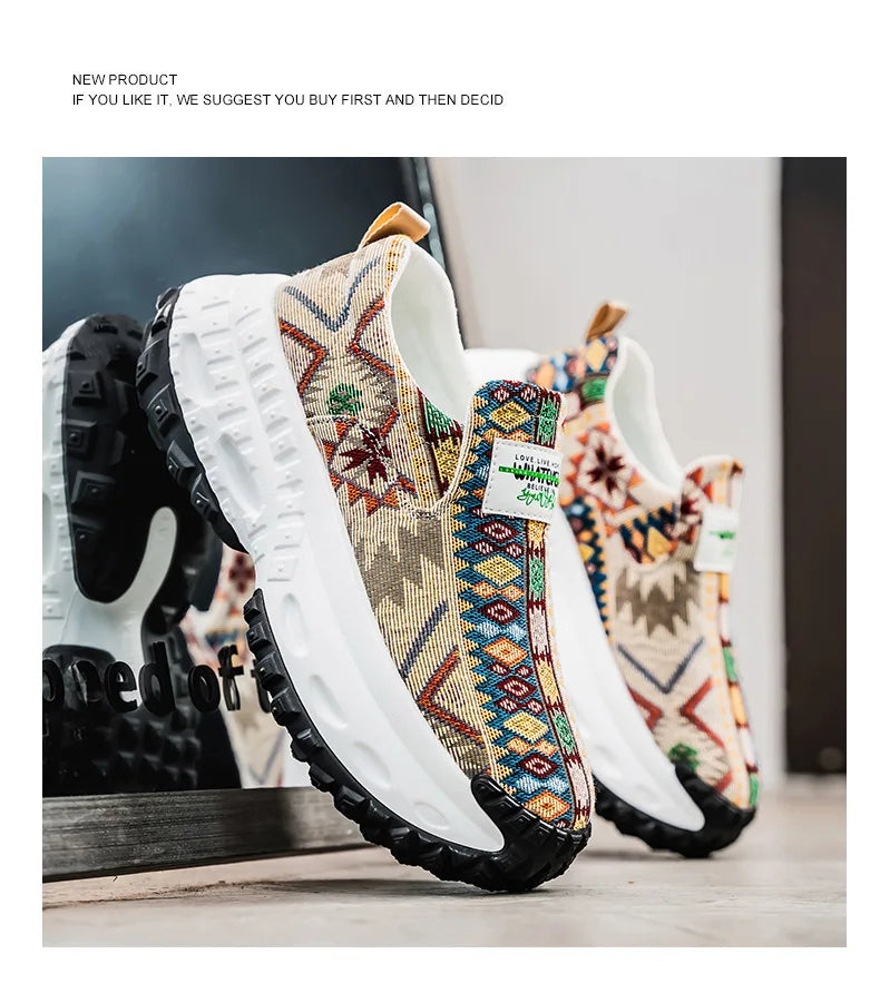 2025 Men's Platform Wedge Sneakers