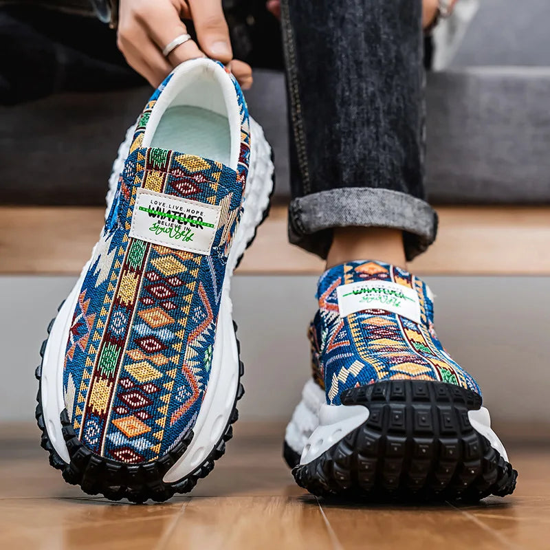 2025 Men's Platform Wedge Sneakers