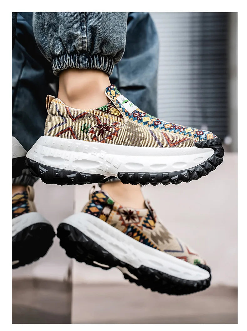 2025 Men's Platform Wedge Sneakers
