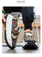 2025 Men's Platform Wedge Sneakers