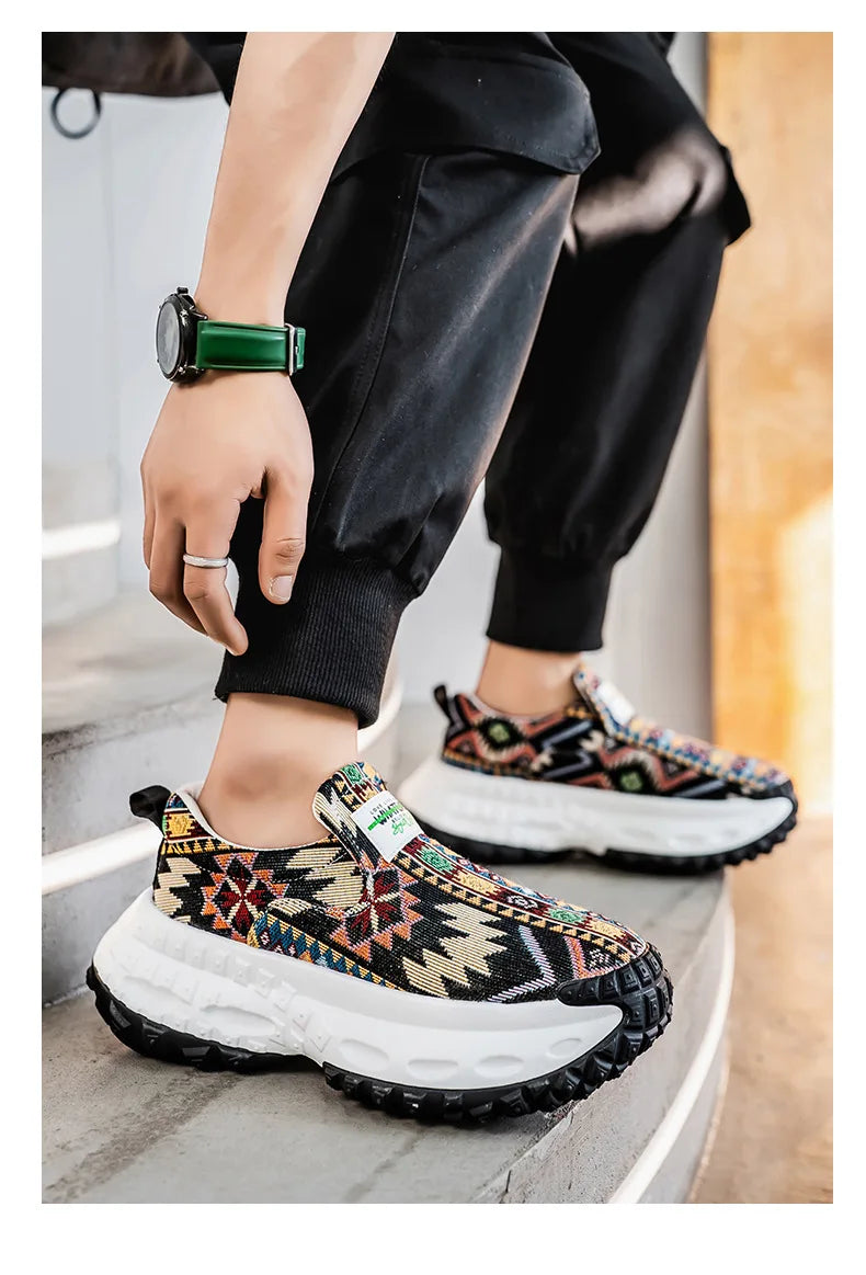 2025 Men's Platform Wedge Sneakers