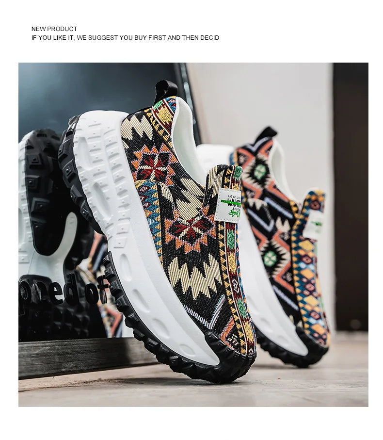 2025 Men's Platform Wedge Sneakers