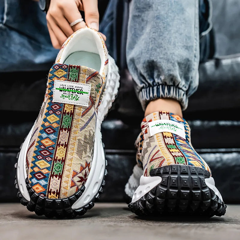2025 Men's Platform Wedge Sneakers