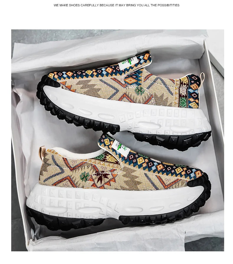 2025 Men's Platform Wedge Sneakers