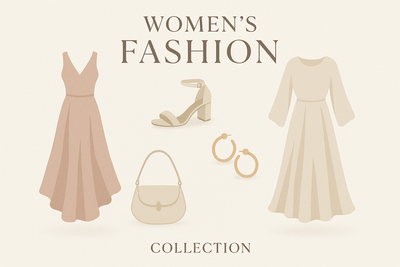 generating beatiful minimalistic image for women's collection 